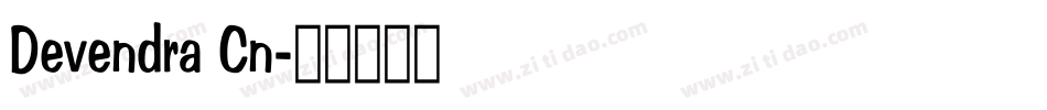 Devendra Cn字体转换